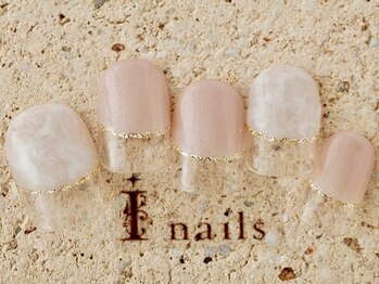 アイネイルズ 町田店(I nails)/天然石フレンチ　7480円