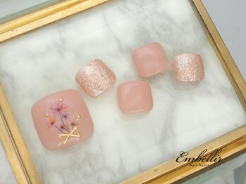 アンベリール 横浜店(Embellir)/(1191)花束風Footネイル