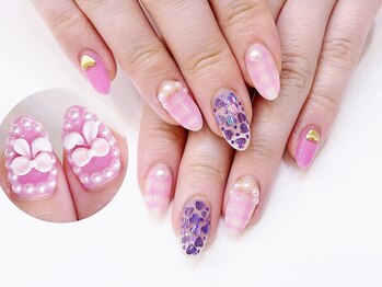 ネイルコレクション ピンク(Nail Collection Pink)/ジェル放題★3Dうさ耳♪