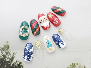 キャンアイドレッシー ヨコハマ元町店(Can I Dressy)/【NEW】サンタクロースネイル