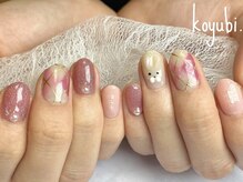 コユビ(koyubi.)/お正月うさぎネイル2023