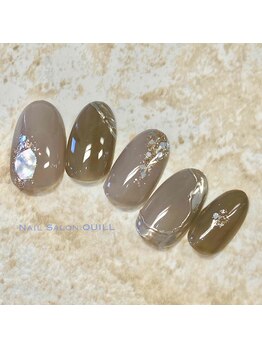 ネイルサロン クイル(QUILL)/１１月グレー（１）