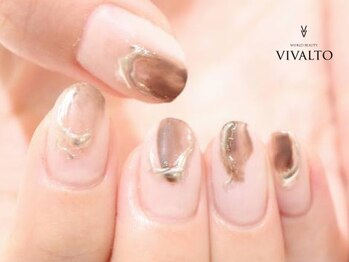ワールド ビューティ ヴィヴァルト 宝塚店(WORLD BEAUTY VIVALTO)/マット/ミラーネイル