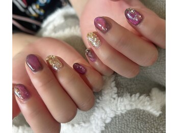 ネイルサロン ジュエル(Nail salon JEWEL)/マグネット×ラメ