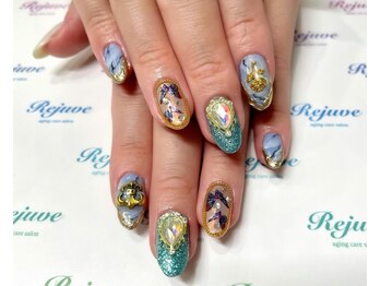 リジュベ(Rejuve)/キラキラ派手かわネイル☆