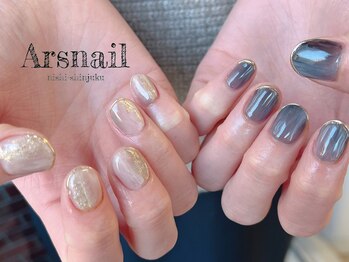 アルスネイル(Ars nail)/ちぐはぐニュアンスネイル