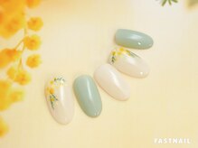 ファストネイル ロコ 志免店(FASTNAIL LOCO)/ミモザネイル【11839】