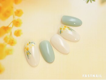 ファストネイル ロコ 志免店(FASTNAIL LOCO)/ミモザネイル【11839】