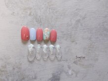 シンプリー ネイルアンドアイラッシュ 祖師谷大蔵店(Simpliee Nail&Eyelash)/ちぐはぐネイル