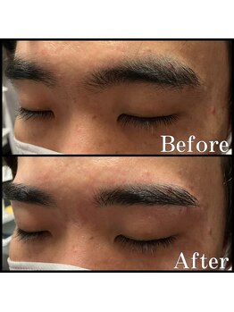 眉毛男子 新宿店/眉毛【 before / after 】