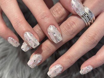 シェルネイル(SHELL NAIL)/ミラーネイル/staff:fujii
