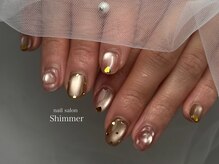 シマー(Shimmer)/バレンタインネイル