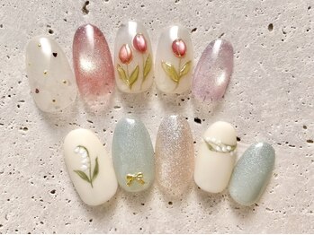 トキメキ 高円寺(tokimeki)の写真/あなたの理想のデザイン・カラーをそのまま再現☆春の花/チューリップ等に合わせたデザインなども可能!