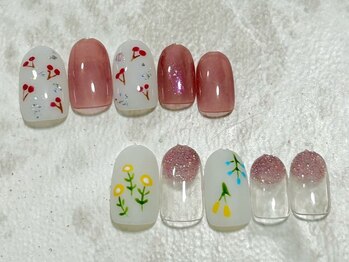 マイオール(My ALL)の写真/選べる定額デザイン♪人気な花ネイル/繊細デザイン/インクネイル/奥行きネイルなど自慢したくなる指先を☆