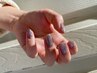 【Hand】　マグネットネイル　初回オフ、パラジェル料金込　¥7800