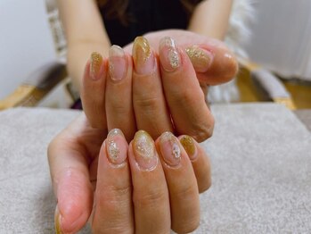 モグネイル(Mogunail)/8月定額B クリアネイル