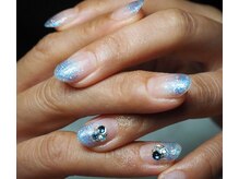 ネイルサロン ビースペース(B space)/ラメグラデーション