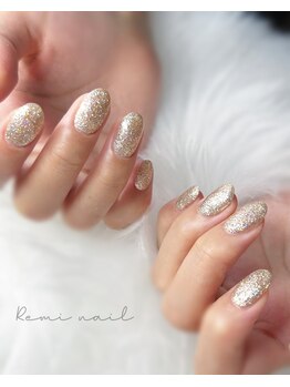 レミネイル(Remi nail)/ラメワンカラー