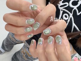 ラウンドマグネット×花冠