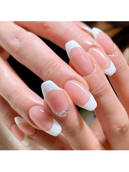 ネイルサロン 阡夜一夜/バーチャルフレンチネイル