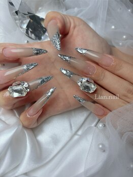 リアンネイル(Lian.nail)/ガラスフレンチ