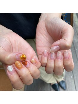 ネイルアルケー(Nail ARCHE)/ちぐはぐクリアニュアンス