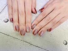 ネイル ビューティーマジック 葛西本店/スクエアマグネットネイル