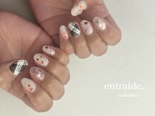 アントレッド(entraide)/バレンタインネイル