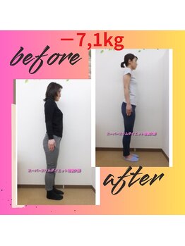 スーパースリムダイエット 相模大野/3ヵ月－7,1ｋｇ減ダイエット♪