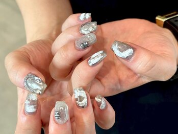 ヌル ネイル 堀江(NURU NAIL HORIE)/モードネイル！韓国ネイル☆