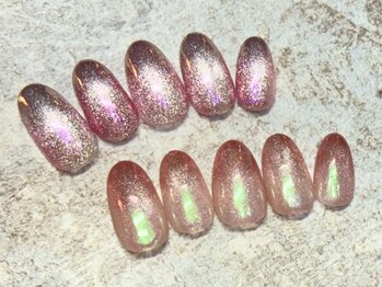 シシュ 梅田店(SyiSyu)/マグネット×ダブルミラーネイル