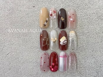 アバネイル アクア 千種店(AVANAIL AQUA)/バレンタインネイル