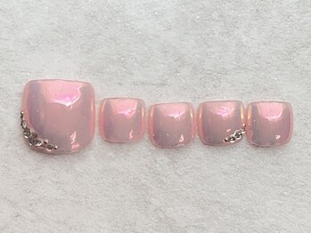 オーロラワンカラー×ストーン