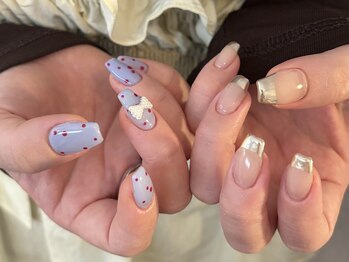 ソワレ(Soiree)の写真/持ち込みデザインOK！トレンドカラーや流行のパーツも多数ご用意◎豊富なアートで自分だけの指先を演出♪