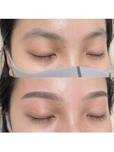 アイブロウサロン ミラ 吉祥寺(Eyebrowsalon Mira)/角度をなだらかに/担当yuka