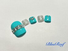 ネイルアンドまつげエクステ ブルーリーフ 四谷三丁目店(Blue Reef)/選べるフットプラン￥７５００