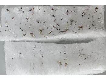 ラティエル(Latiele)/取れた汚れを見ることができます