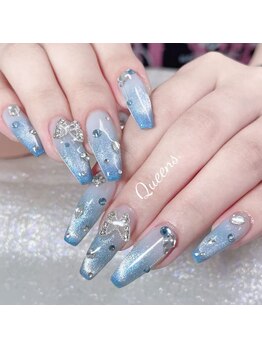 クイーンズビューティーサロン 新宿本店(Queen's beauty salon)/チップ長さ出し10本やり放題