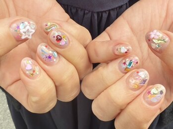 サロンビレッジ 下北沢/デコパーツネイル|下北沢ネイル