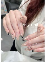 デリーネイル(Dely_nail)/三日月モチーフ・ギャラクシー