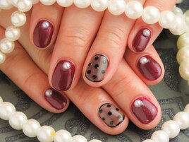 ボルドー　シースルー☆