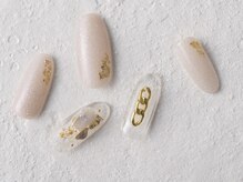 サンミーゴネイル 神戸店(Sunmego Nail)/金箔大人ネイル