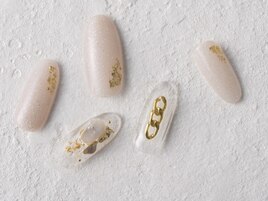 金箔大人ネイル
