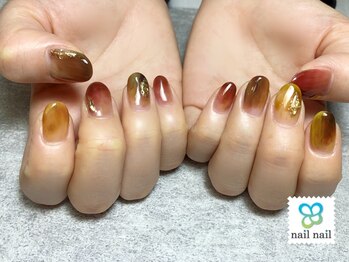 ネイルネイル 天満橋店(nailnail)/初回除去付♪流行のブラウン♪