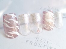 ネイルフロンティア 吉祥寺(NAIL FRONTIER)/ピンクゼブラ5480円～