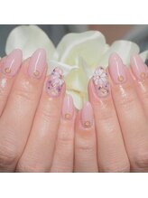 ネイルサロン イツキ(itsuki)/押し花＋ぷっくりFlower