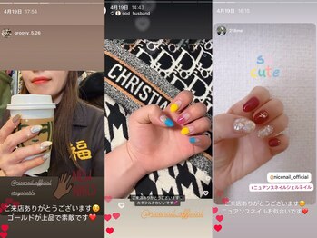 ナイスネイル 堺三国ヶ丘店/お客様Instagram