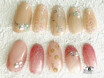 ネイルエイト 新百合ヶ丘(nail8)/お花ネイル