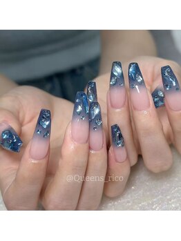 クイーンズビューティーサロン 歌舞伎町店(Queen's beauty salon)/チップアートやり放題&つけ放題