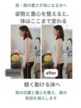 ここち整体院/首肩が軽くなる姿勢